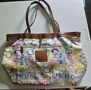 Coach handbag in used condition